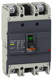 Термо-магнит. 3х-полюс. автомат 200А 36kA, подключ. под шину Schneider Electric. Вид 1