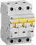 ВА47-60 Автоматический выключатель 3-полюсный, 1А, 6kA (хар-ка C) ИЭК. Вид 1.