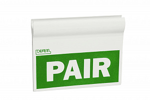 Табличка b40 с надписью pair Schneider Electric. Вид 1