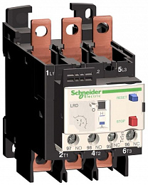 Тепловое реле с зажимами под кольцевой наконечник 9-13a class 10a Schneider Electric. Вид 1