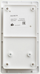 Блок розеточный: Розетка + 3кл. выключатель (белый) Glossa Systeme Electric. Вид 1