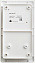 Блок розеточный: Розетка + 3кл. выключатель (белый) Glossa Systeme Electric. Вид 1.