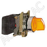 Переключатель 2-х поз. желтый с фиксацией 230-240В 1НО+1НЗ Schneider Electric