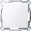 Кнопочный выключатель KNX c датчиком температуры Pushbutton Pro T (активный белый) Merten SM Schneider Electric. Вид 1.