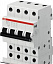 SH203 C1.6NA Автоматический выключатель 3P+N, 1.6А, 6kA (хар-ка C) ABB. Вид 1.