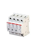 OVR T2 3N 70 275s Ограничитель перенапряжения 3P+N, тип 2, 275В, 70kA (сменные картриджи) ABB