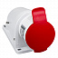 Розетка настенная винт 32а 380-415 3P-N-E IP44 Schneider Electric. Вид 1.