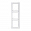 Рамка 3-постовая, с полем для надписей, вертикальная (полярная белизна, бархат) Q.1 Berker. Вид 1.