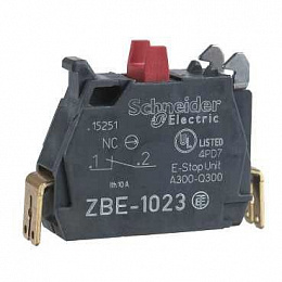 Контактный блок 1нз, фастон Schneider Electric. Вид 1