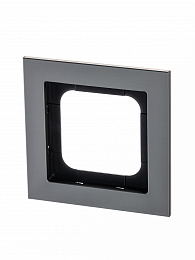 1721-270-500 Рамка 1-постовая (металл платина) Axcent ABB. Вид 1