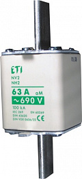 NH-00/aM Предохранитель 80A 690V KOMBI ETI. Вид 1