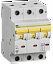 ВА47-60М Автоматический выключатель 3-полюсный, 1А, 6kA (хар-ка C) ИЭК. Вид 1.