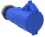 ССИ-223 Розетка переносная 32А-6ч/200-250В 2P+PE IP44 MAGNUM ИЭК. Вид 1.