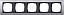 Рамка 5-постовая (алюминий/антрацит) Event GIRA. Вид 1.