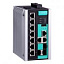 10-портовый управляемый коммутатор: 7х10/100 BaseT Ethernet, 3 комбо-порта Gigabit Ethernet, -40...+75С MOXA. Вид 1.