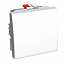 Выключатель без фиксации 10a бел ral9003 Schneider Electric. Вид 1.