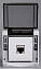 Розетка RJ45, кат. 5, ftp, о/у, в сборе IP55 (серый) Mureva Schneider Electric. Вид 1.