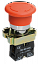 LAY5-BS542 Кнопка "Грибок" с фиксацией красная поворотная ИЭК. Вид 1.