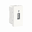 Розетка USB, 1 модуль (белый) Unica Modular Schneider Electric. Вид 1.