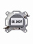 5011H-A03607 03W Розетка TV-R, проходная, 7дБ, Levit, белый ABB. Вид 2.