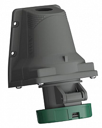 Розетка для монтажа на поверхность easy&safe 332ers10w, 32a, 3p+e, ip67, 10ч ABB. Вид 1