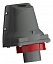 Вилка для монтажа на поверхность easy&safe 232ebs6w,32a,2p+e,ip67,9ч ABB. Вид 1.