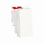 Переключатель 1-клавишный, перекрест, сх. 7, 10 AX, 250 В (белый) Unica Modular Schneider Electric. Вид 1.