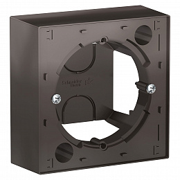 Коробка для наружного монтажа (мокко) Atlas Design Systeme Electric. Вид 1