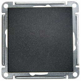 Выключатель 1-клавишный, 10АХ, механизм (черный бархат) Wessen 59 Systeme Electric. Вид 1