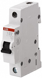 SH201 B6 Автоматический выключатель 1-полюсный, 6А, 6кА (хар-ка B) ABB. Вид 1