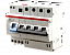 GSH204 C6 AC30 Дифф. автомат 4-полюсный, 6A, 30mA, тип АC, 6kA (хар-ка C) ABB. Вид 1.