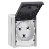 Розетка IP55 2К+З 32А, 230В Plexo Legrand