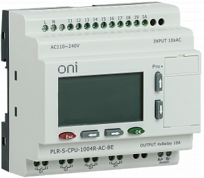 Логическое реле PLR-S. CPU1004(R) 220В AC с экраном ONI. Вид 1