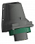 Вилка для монтажа на поверхность easy&safe 332ebs6w,32a,3p+e,ip67,10ч ABB. Вид 1.