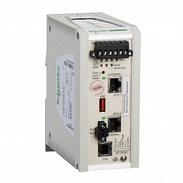 Промышленный коммутатор межсетевой защиты/роутер modicon firewall, 1tx/1fx-mm Schneider Electric. Вид 1