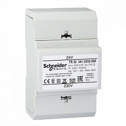 Трансформатор tr 32, ~220/24в 32ва, установка на din рейку или на стену Schneider Electric. Вид 1