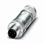 SACC-M12MSD-4Q SH PN Штекерный соединитель для передачи данных Phoenix Contact. Вид 1.