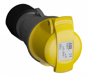 Розетка кабельная easy&safe 216ec4,16а,2p+e,ip44,4ч ABB. Вид 1