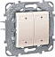 4-кноп. вык-ль с индикатором led, беж. Schneider Electric. Вид 1.