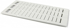 Маркировка rc610 1->20 горизонтальная, чередующаяся чёт./нечет. для 2-уровневых клемм TYCO. Вид 1