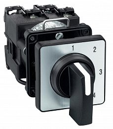 Кулачковый 4-х позиционыый переключатель 12А 22мм Schneider Electric. Вид 1