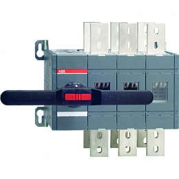OT1250E03C Реверсивный рубильник 3-пол. 1250А (без ручки и переходника) ABB. Вид 1