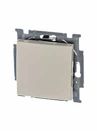 2006/1 UC-92-507 Выключатель 1-клавишный (слоновая кость) Basic 55 ABB. Вид 1