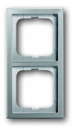 1722-866K-500 Рамка 2-постовая, серия pur/сталь ABB. Вид 1