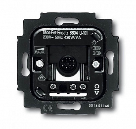 6804 U-101-500 Механизм датчика движения Busch-W?chter 180 UP с МОП-транзистором для ламп накаливания и НВГЛ, 60-420 Вт ABB. Вид 1