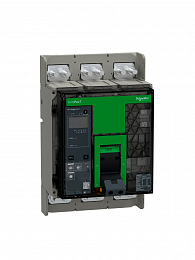 NS630bN Автоматический выключатель 3-полюсный, 630А, MIC 2.0A, 50 kA Schneider Electric. Вид 1