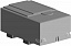 Комплект клеммных крышек OSS800G1S/3 короткая серая комплект = 3 крышки ABB. Вид 1.
