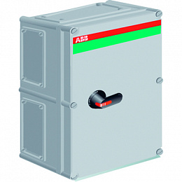 OT250KFCC3B Рубильник в боксе 3-х полюсный до 250А IP65, пласт.корпус ABB. Вид 1