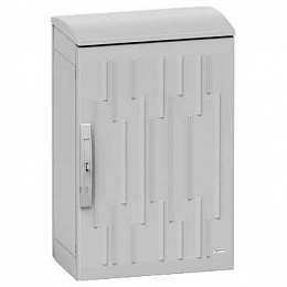 Thalassa phd с антипостинг 500x500x320mm ral7035 ip65ik10 крыша+замок1242e Schneider Electric. Вид 1