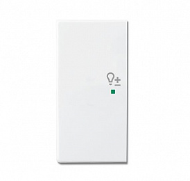 SRD-2-L-84 Клавиша двойная левая free@home, светорегулятор, future, белый ABB. Вид 1